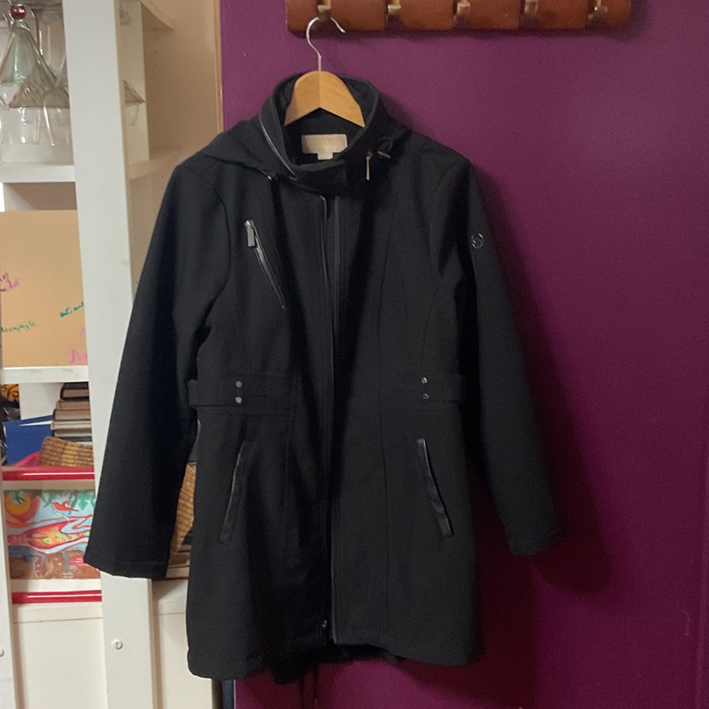 MICHAEL Michael Kors Black Trench Coat
